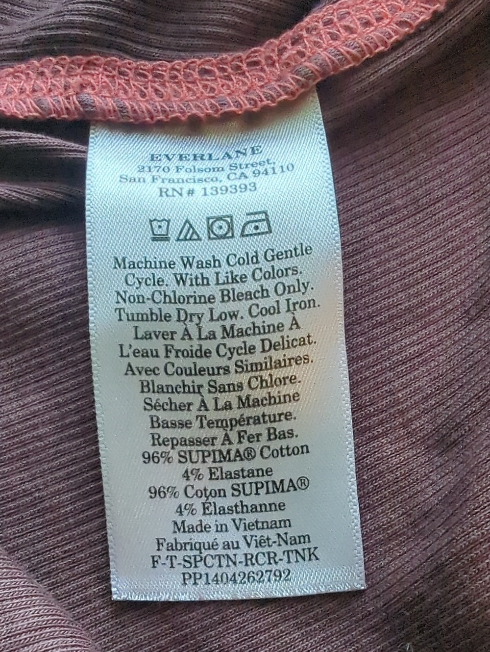 Everlane - The Luxe Rib Racerback Tank - Picture 4 of 4
